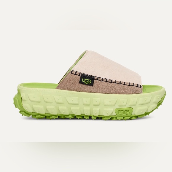 UGG Shoes - [USW10/USM9]UGG Unisex’s Venture Daze Slide Sandal Lime Green and Beige